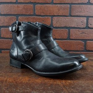 BORN Raisa Moto Style Military Combat Booties 10.5